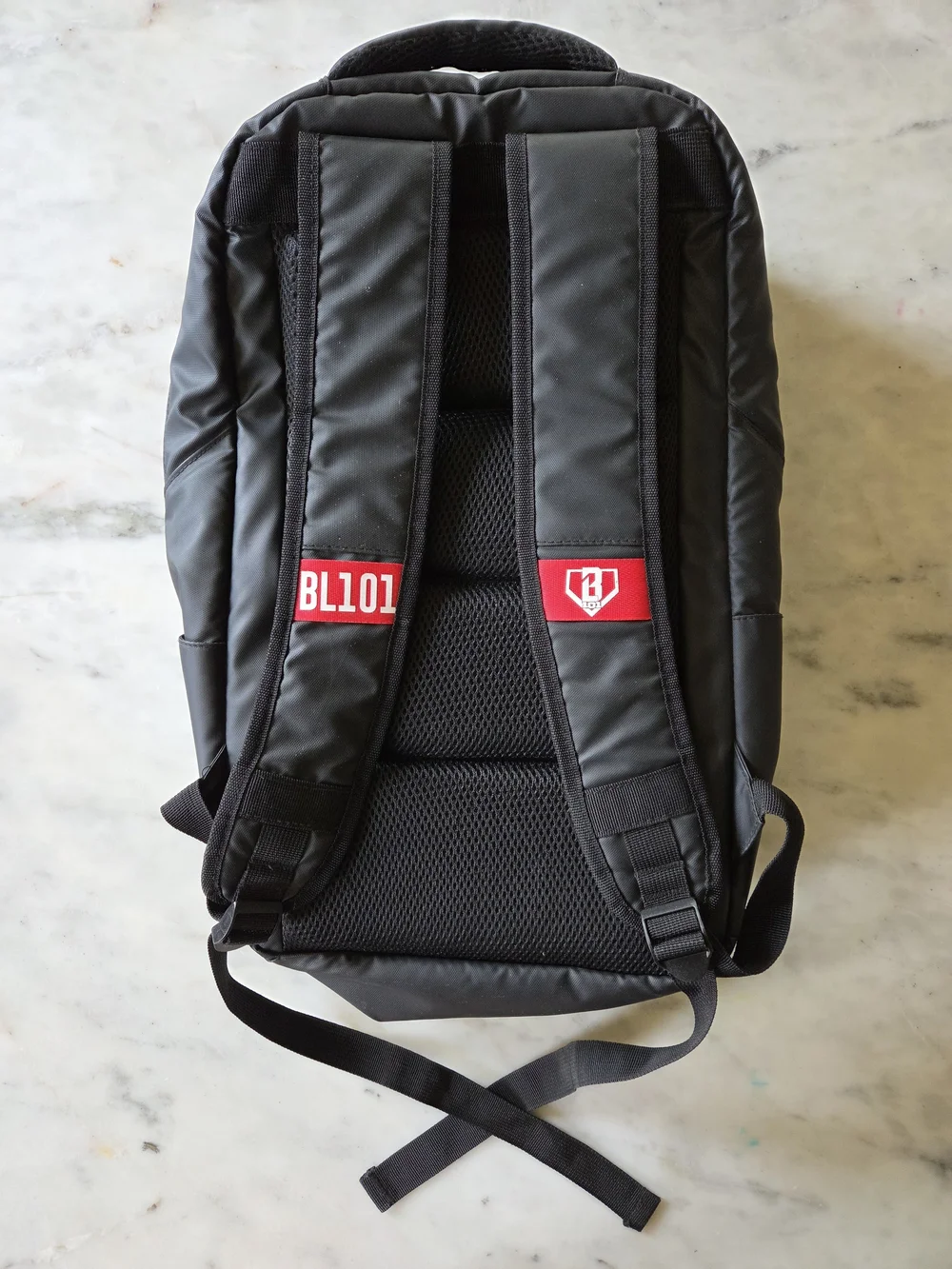 Baseball Lifestyle 101 Baseball Seams Backpack - Black